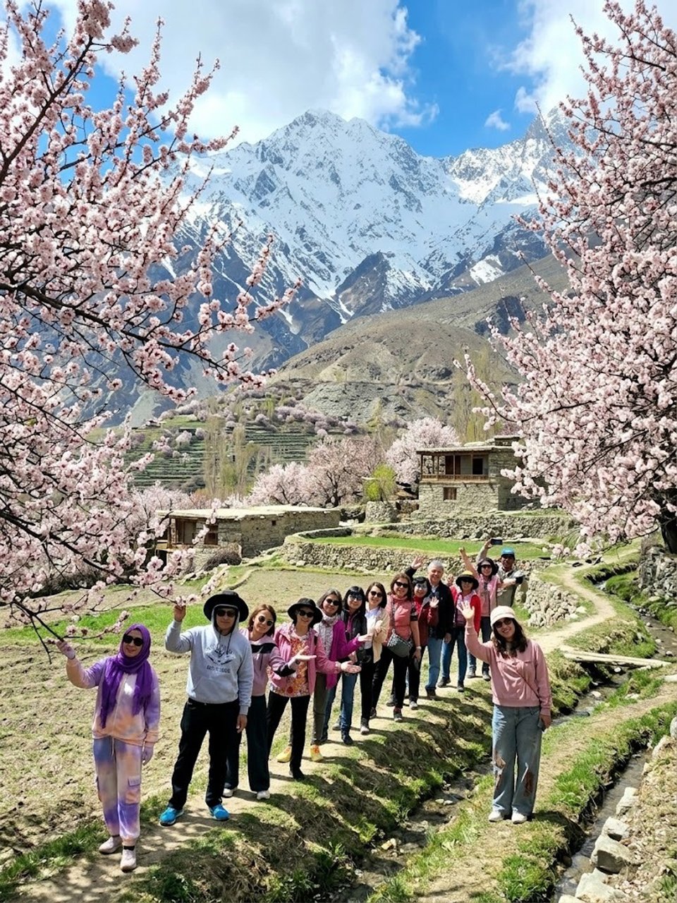 blossom in north pakistan